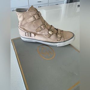 Ash Virgin Bis leather sneakers, Rose gold, size 39